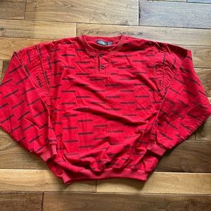 Vtg 80s Henley by Street Scenes